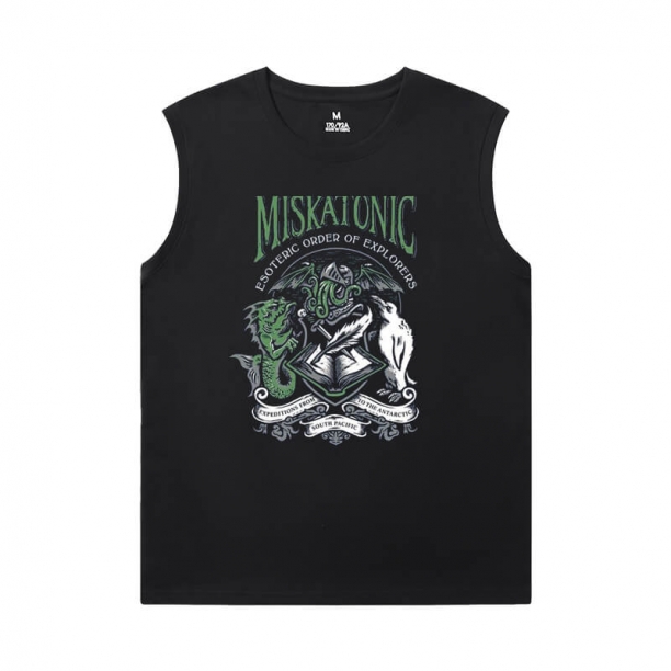 Cthulhu Mythos Boys camisetas sin mangas camisas de calidad Necronomicon camisa