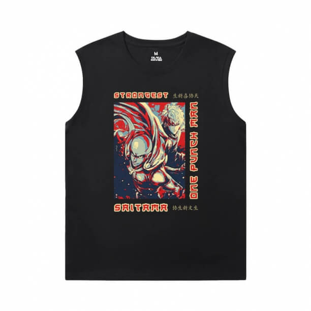 One Punch Man Tees Anime Sleeveless Tshirt