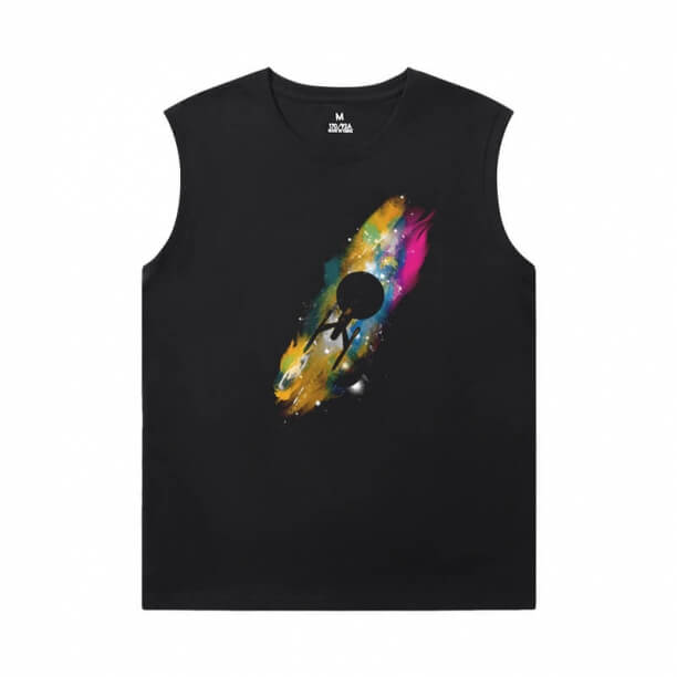 Прохолодний Tshirt зірка трек без рукавів працює футболка