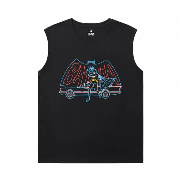 Batman Billige Ærmeløs T Shirts Justice League Marvel Tees