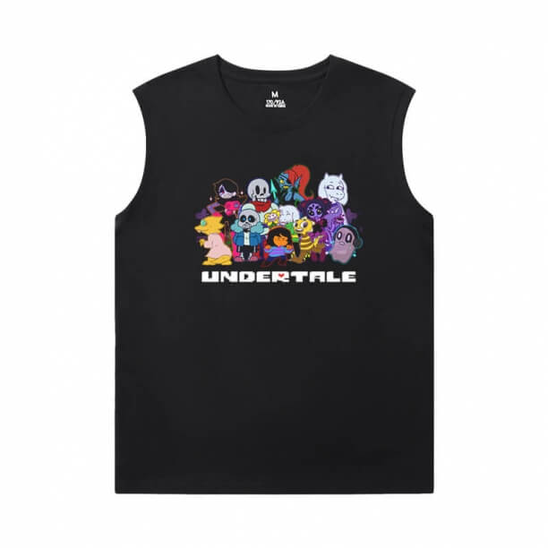 Undertale Tee Cotton Annoying Dog Skull Sleeveless Tshirt