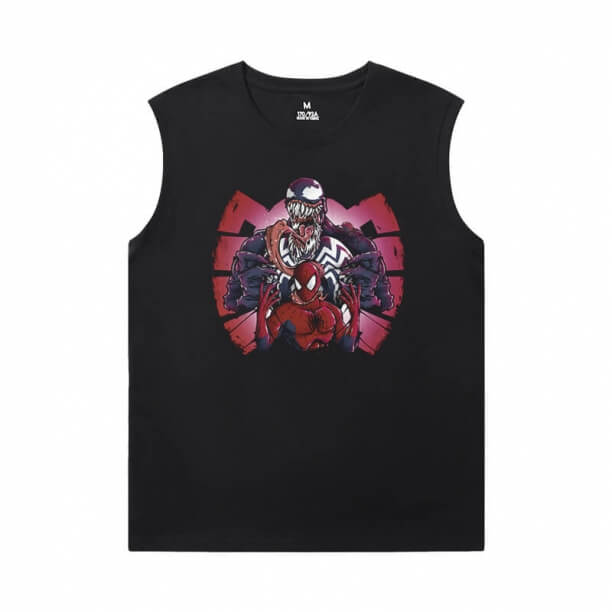 Marvel Venom T-Shirt Sleeveless T Shirt Black