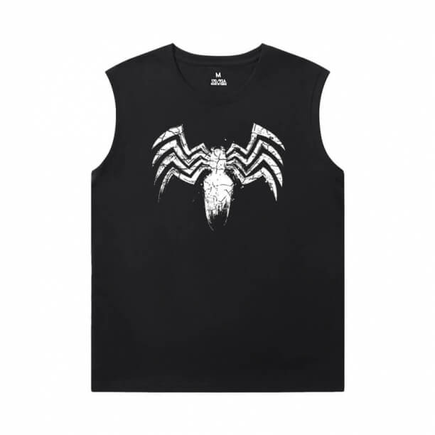 Venom Men's Sleeveless T Shirts Bumbac Marvel Tees