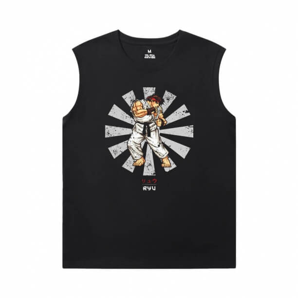 Street Fighter Vintage Sleeveless T Shirts Cool T-Shirts