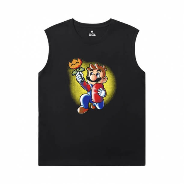 Mario Tee Cotton Sleeveless Wicking Camisetas Mario Tee Cotton Sleeveless Wicking Camisetas