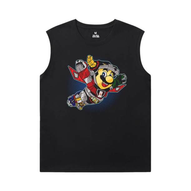 Mario Hombres Sin Manga Camiseta Deportiva Camiseta Cool