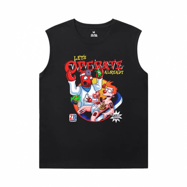 Futurama Shirt American Anime Personalised Sleevless Tshirt For Men