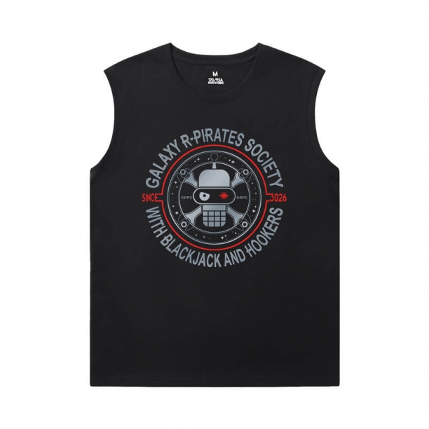 गुणवत्ता Tshirts अमेरिकी Anime Futurama लड़कों स्लीवलेस Tshirt