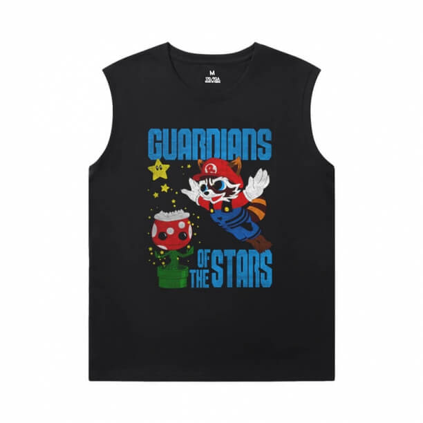 Strażnicy Galaxy Mężczyźni Bez rękawów Koszulki graficzne Marvel Avengers Groot Tees
