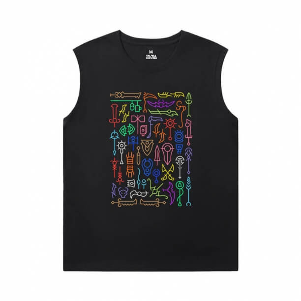 World Of Warcraft Youth Sleeveless T Shirts Blizzard Tees