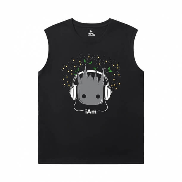 Groot Tshirt Marvel Guardians of the Galaxy T Shirt Nếu không có tay áo