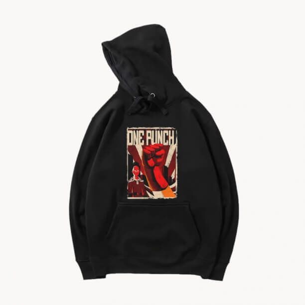 Sıcak Konu Sweatshirt Anime Bir Punch Man kapüşonlu sweatshirt