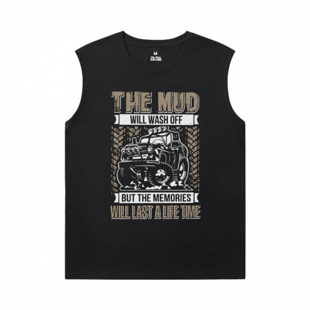 Personalised Jeep Wrangler Tshirts Car Sleeveless Tshirt For Men