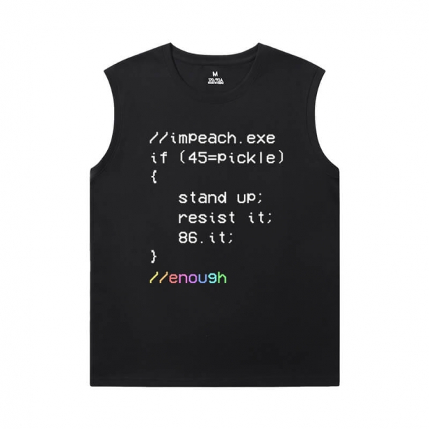 Programador sin mangas Cuello de la tripulación camiseta Geek Cool Camisetas