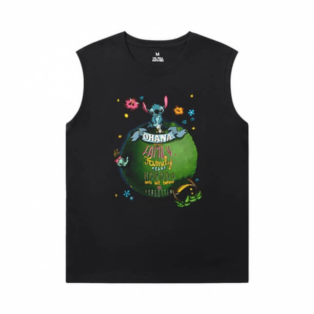 Lilo Dikiş Tee Gömlek XXL XXXL Kolsuz T Shirt