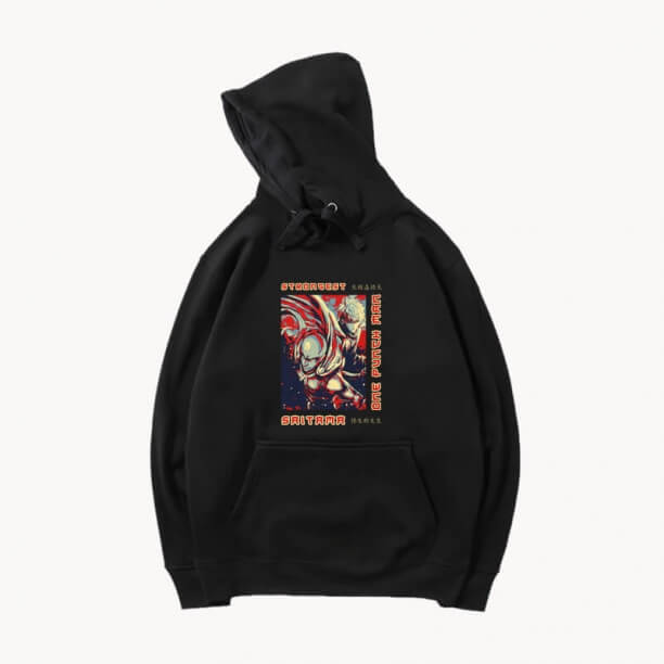 Personliga Hoodies Vintage Anime One Punch Man Toppar