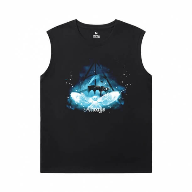 XXL Shirts Harry Potter ärmlös Tee Shirts Mens