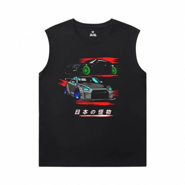 Kvalitné GTR košele auto pánske bez rukávov grafické tričká