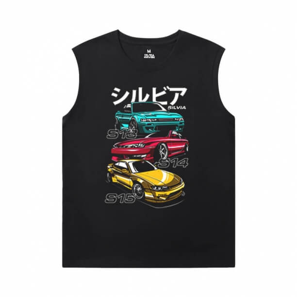 Car Tees Personalizované GTR Pánské trička bez rukávů