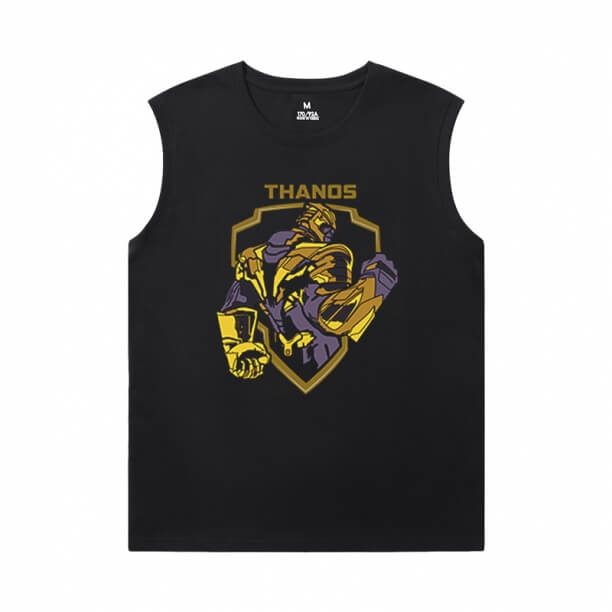 Marvel Thanos camiseta The Avengers camisetas sin mangas hombres para el gimnasio
