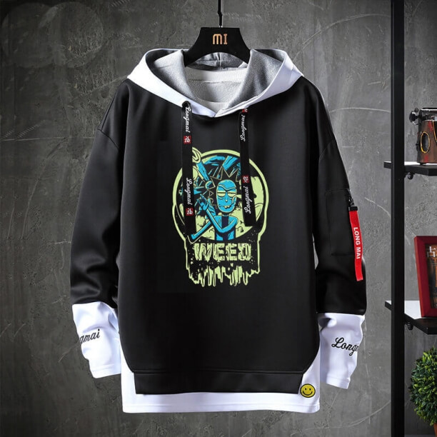 Kvalitet Sweatshirts Rick og Morty Jakke