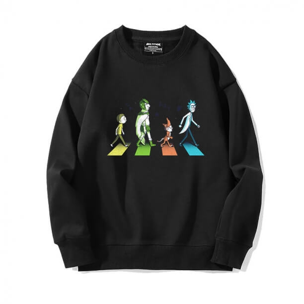 Sort sweatshirt Rick og Morty Coat