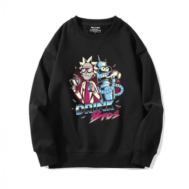 Rick og Morty Sweatshirt Hot Emne Hoodie