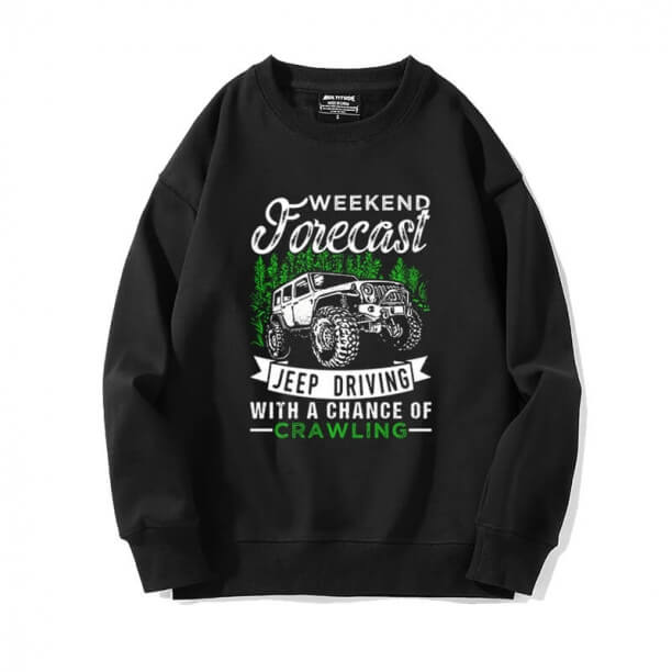 Auto Tops schwarz Jeep Wrangler Sweatshirts