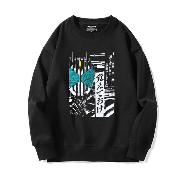 Crewneck Jacket Hot Topic Anime Felpa Rider Mascherato