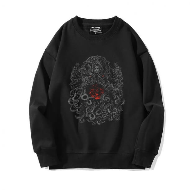 Crew Neck Necronomicon Coat Cthulhu Mythos Sweatshirts