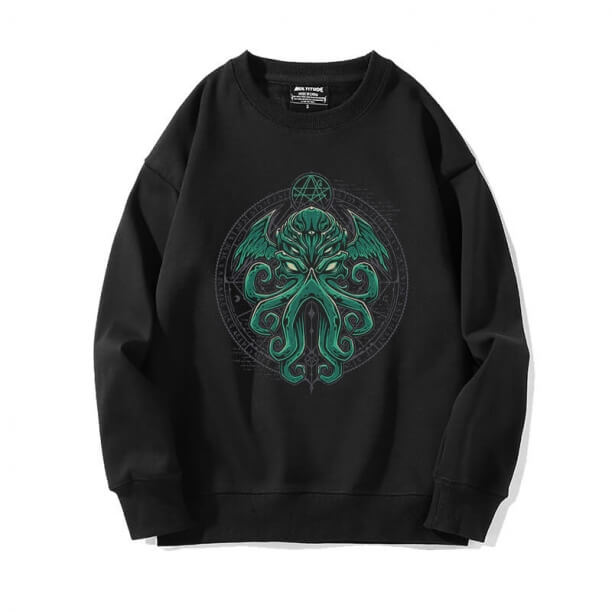 Black Necronomicon Sweatshirt Cthulhu Mythos Coat