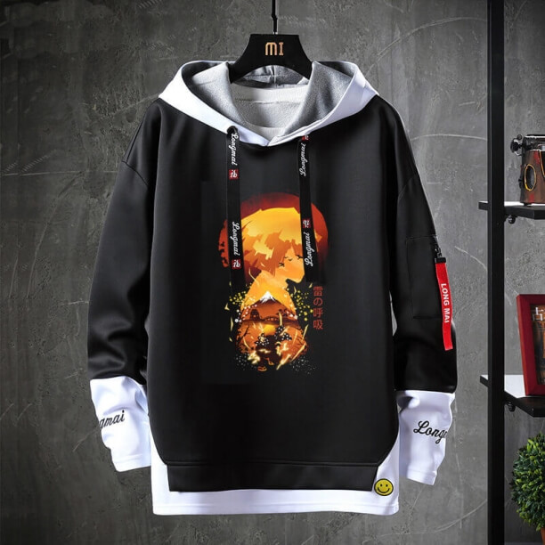 Sweat-shirt undertale Hoodie Fake Two-Piece Annoying Dog Skull