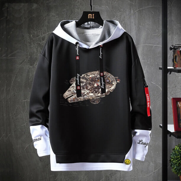 Star Wars Jacket Fake tvådelade tröjor