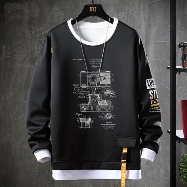 Chaqueta de sudadera del fotógrafo XXL