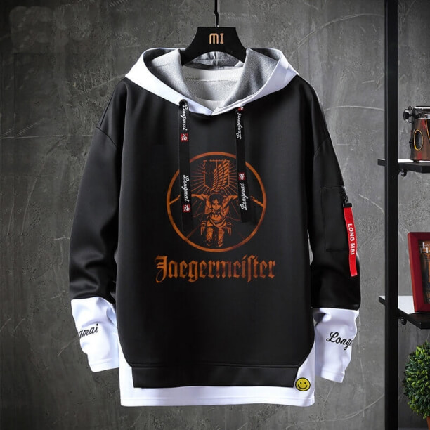 Fake Two-Piece Hoodie Attack on Titan Sweatshirt