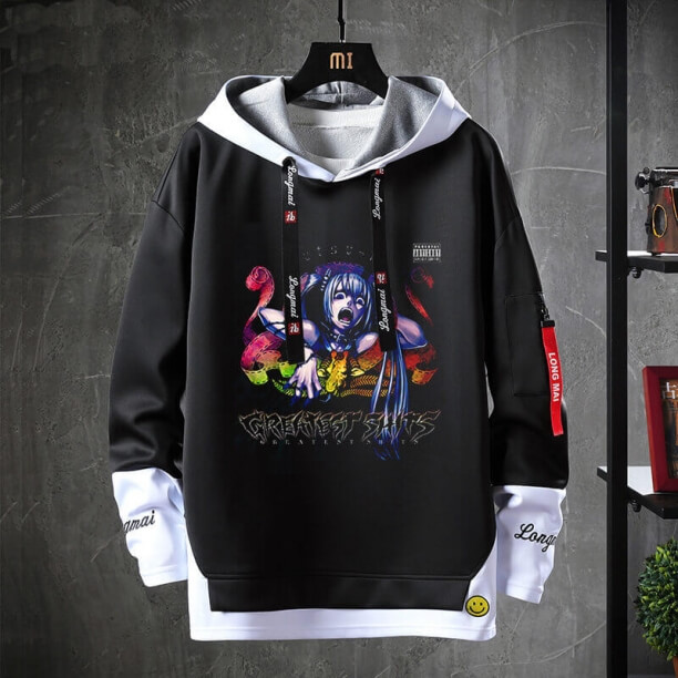 Hatsune Miku Sweatshirt Black Luo Tianyi Jacket
