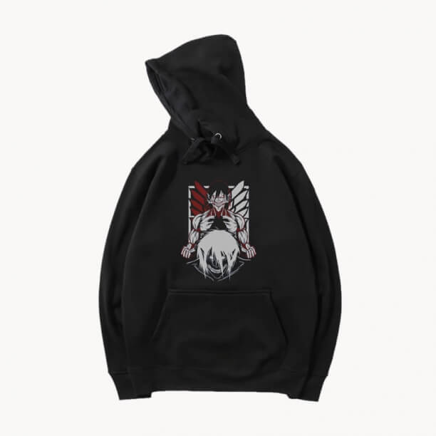 Ataque ao Titan Hoodie Qualidade Jaqueta Encapuzada