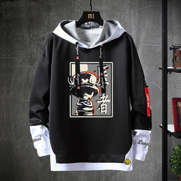 เสื้อสเวตเตอร์ชิ้นเดียวญี่ปุ่นอะนิเมะ XXL แจ็คเก็ตสับ
