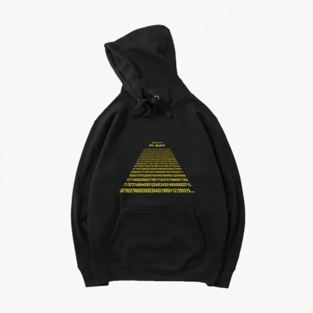 Cool PI chaqueta Geek matemáticas sudadera con capucha