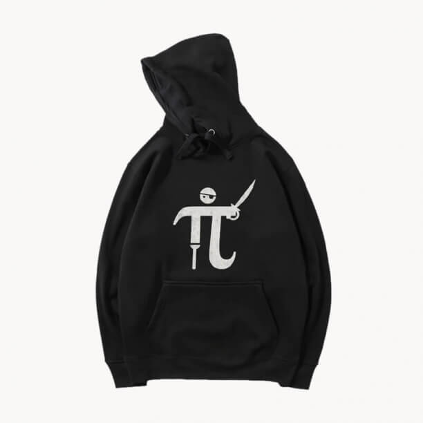 Geek Matematik Hoodie Kişiselleştirilmiş PI Kapüşonlu Ceket