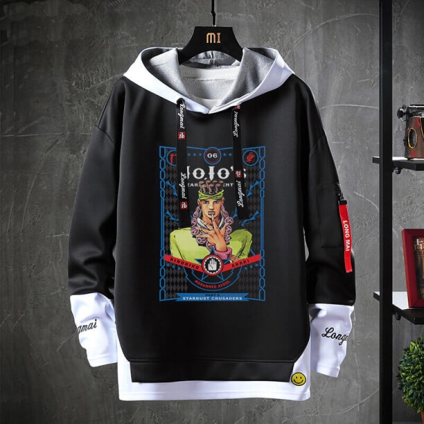Kvalitet Kujo Jotaro Toppe Hot Topic Anime JoJo's Bizarre Adventure Sweatshirts