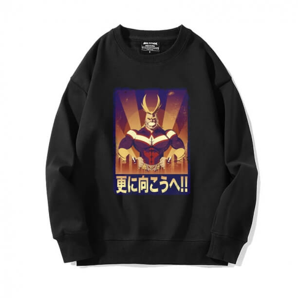 Min hjälte Academia Sweatshirt Anime Crewneck Jacka