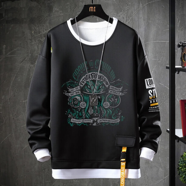 Pull Sweat-shirt Necronomicon Cthulhu Mythos de qualité