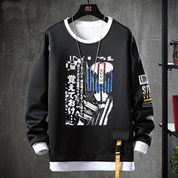 Hot Topic Sweatshirts Vintage Anime Masked Rider Veste