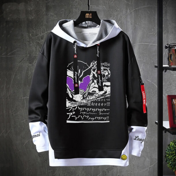Anime Masked Rider Płaszcz Fajne bluzy