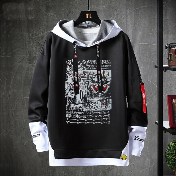 Anime Bertopeng Pengendara Jaket Keren Kaus