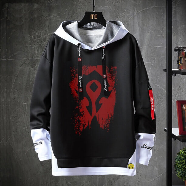 WOW Classic Sweatshirts Black Jacket