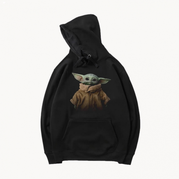 Személyre szabott Yoda hoodies a mandalorifelsők