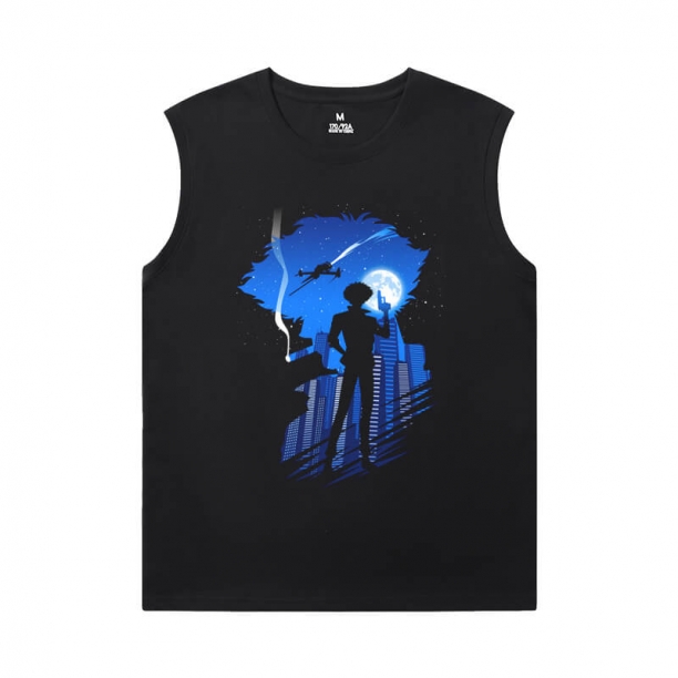 Ковбой Bebop Ти Cool Sleeveless Экипаж Шеи T Рубашка