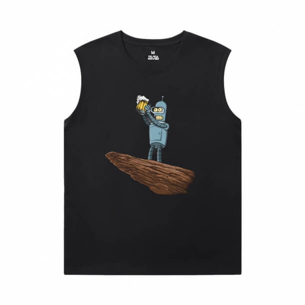 Cool Tshirt American Anime Futurama Mens Sleeveless T Shirts
